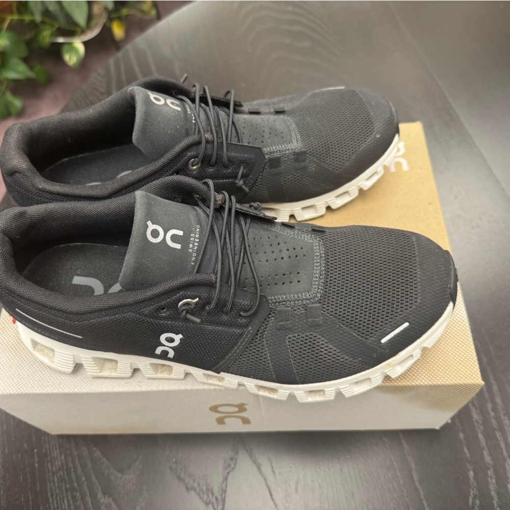 On Running Black Athletic Shoes